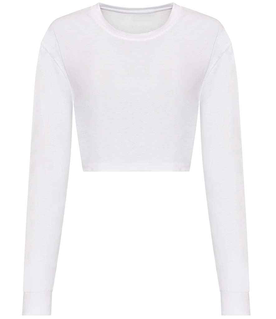 AWDis Womens L/S Cropped T