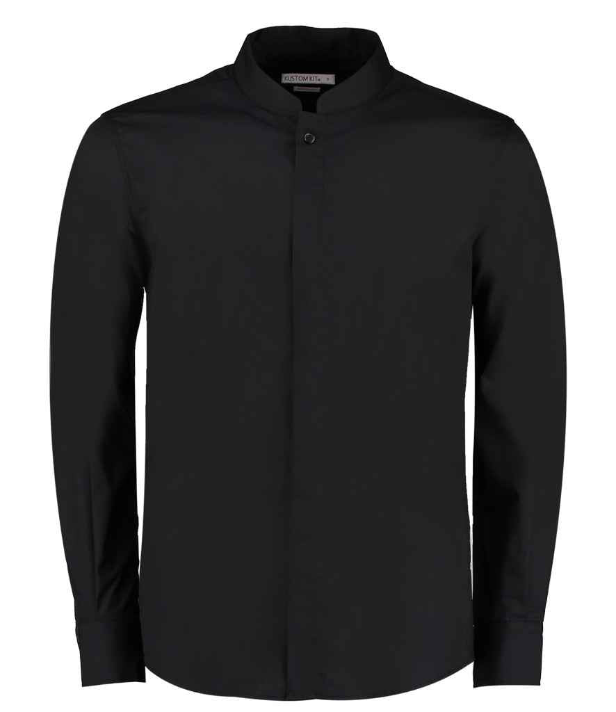 Kus. Kit T/F L/S Mandarin Shirt