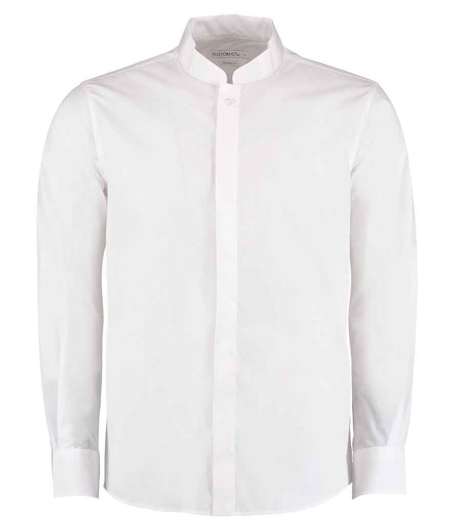 Kus. Kit T/F L/S Mandarin Shirt