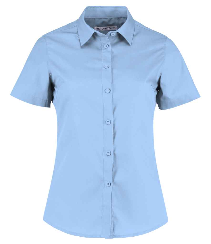 Kus. Kit Lds T/F S/S Poplin Shirt