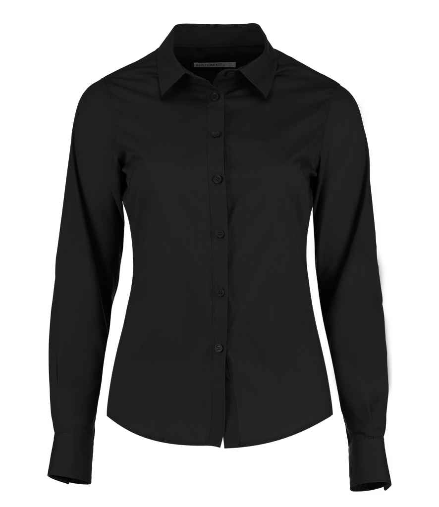 Kus. Kit Lds T/F L/S Poplin Shirt
