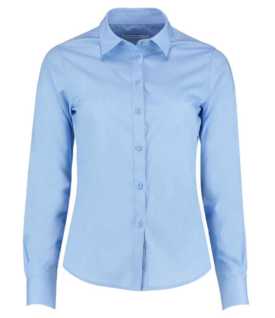 Kus. Kit Lds T/F L/S Poplin Shirt