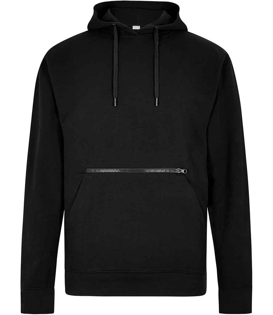 Kus Kit. Reg. Fit Pique Hoodie Zipped Pocket