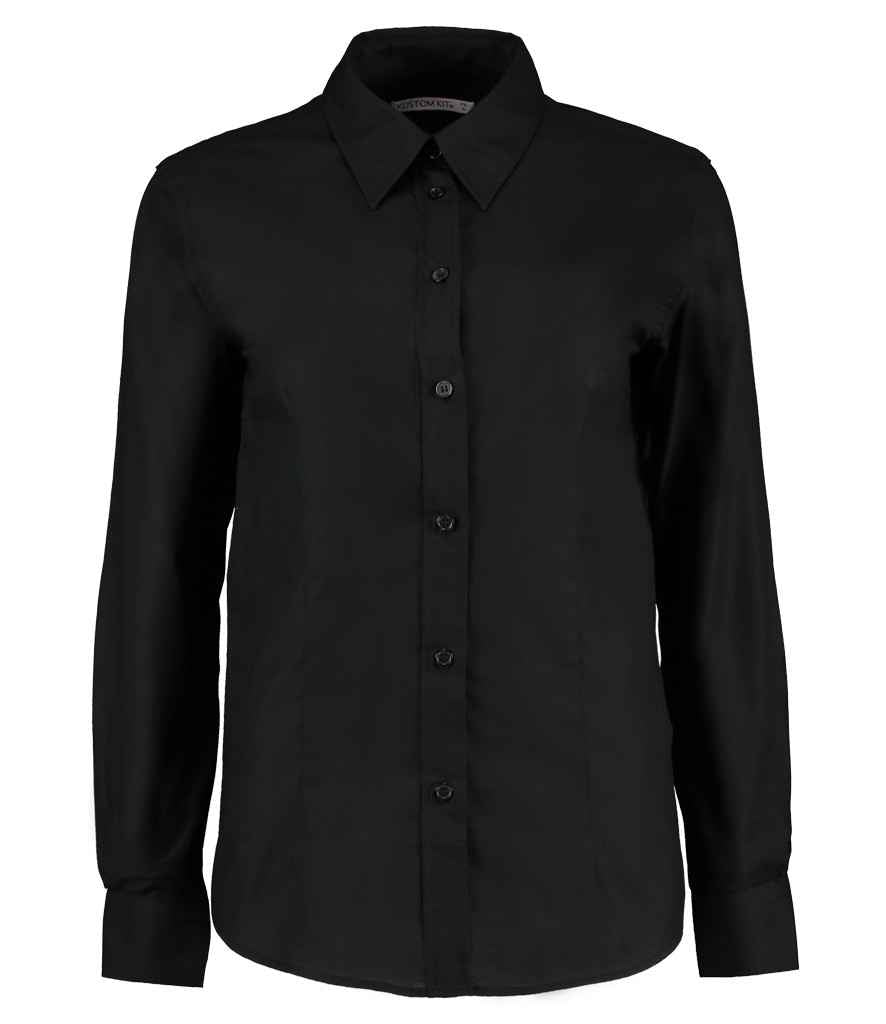 Kus. Kit Lds T/F L/S Work Oxf. Shirt