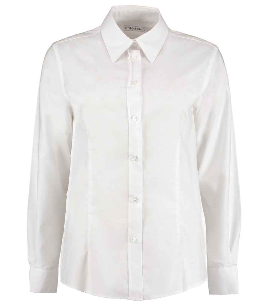 Kus. Kit Lds T/F L/S Work Oxf. Shirt