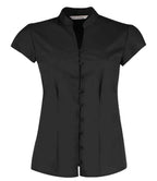 Kus. Kit Lds T/F Mandarin Blouse