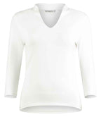 Kust. Kit Lds R/F Mand. Collar Top 3/4 Slv