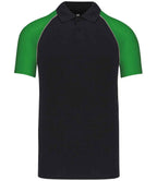 Kariban Baseball Pique Polo