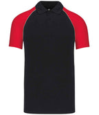 Kariban Baseball Pique Polo