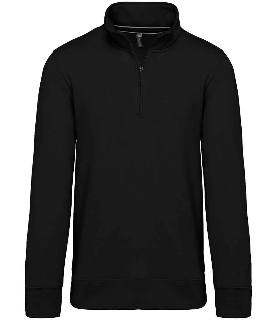 Kariban Zipped Neck Sweatshirt