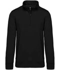 Kariban Zipped Neck Sweatshirt