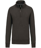 Kariban Zipped Neck Sweatshirt