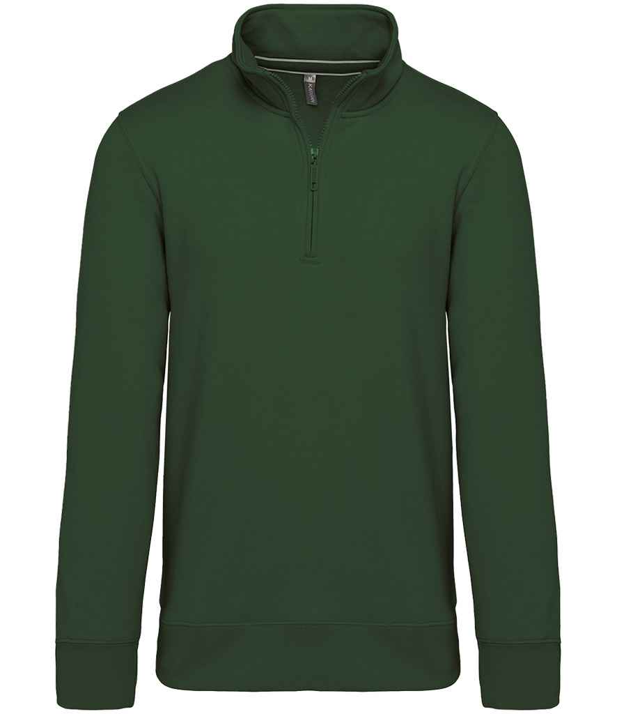 Kariban Zipped Neck Sweatshirt