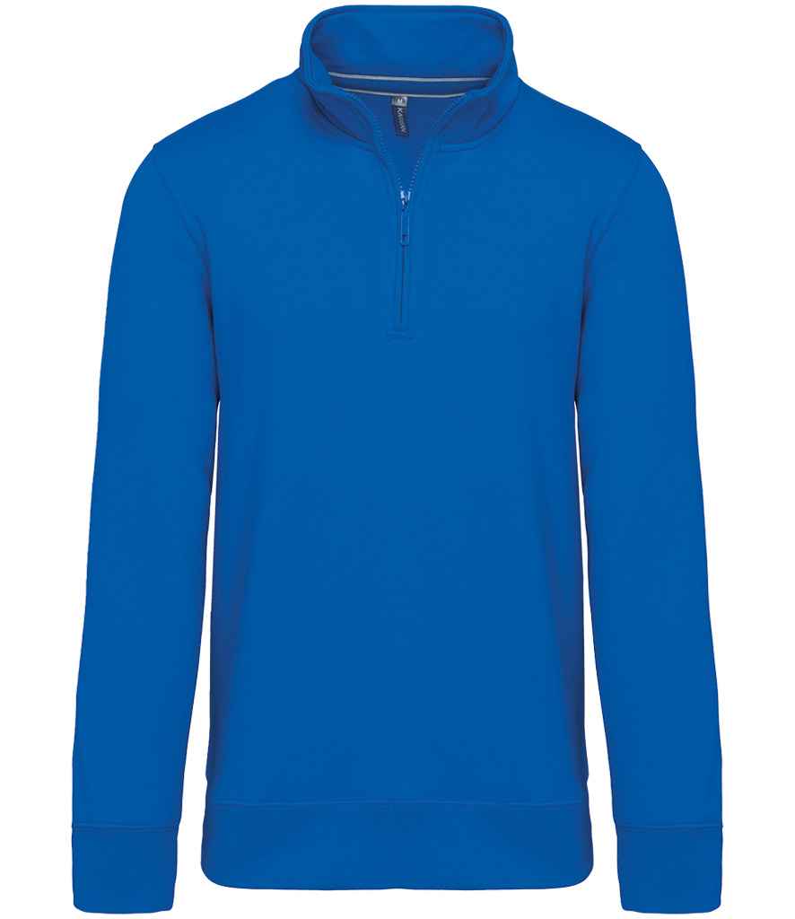 Kariban Zipped Neck Sweatshirt