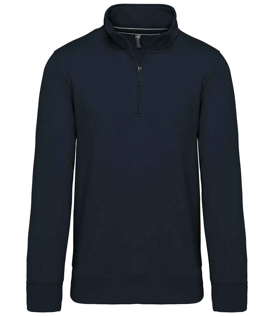 Kariban Zipped Neck Sweatshirt
