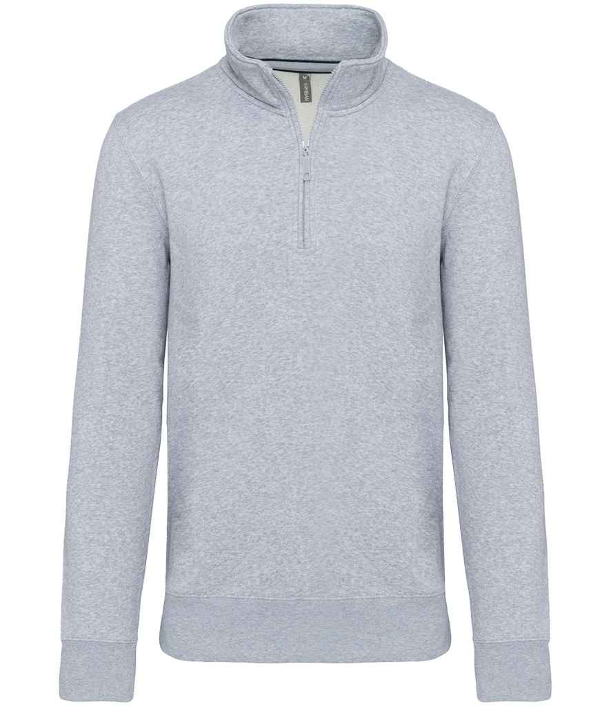 Kariban Zipped Neck Sweatshirt
