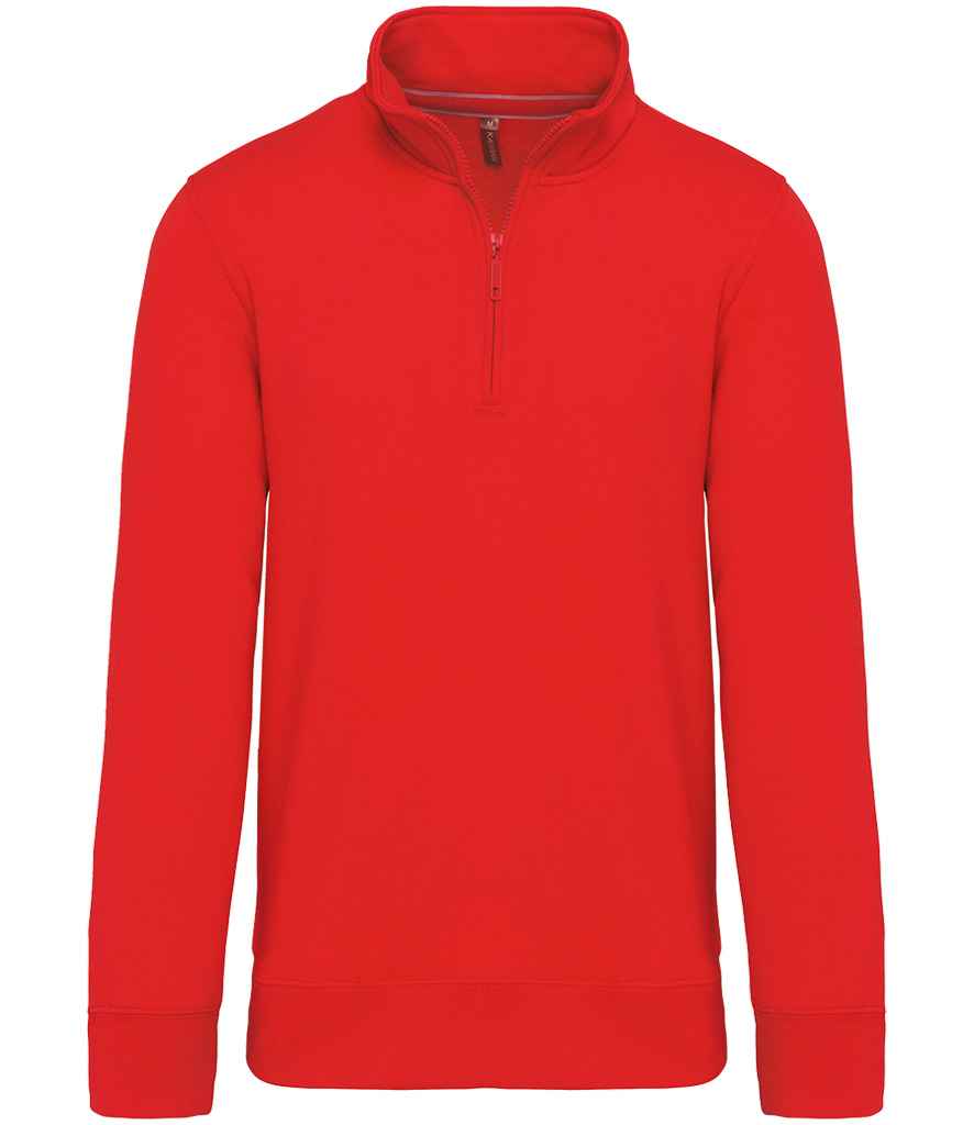 Kariban Zipped Neck Sweatshirt