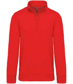 Kariban Zipped Neck Sweatshirt