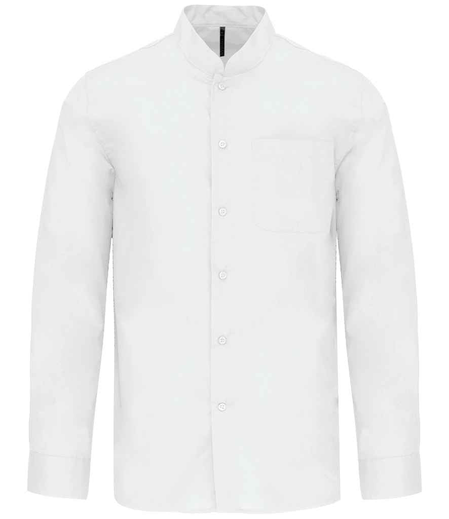 Kariban L/S Mandarin Collar Shirt