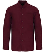 Kariban L/S Mandarin Collar Shirt