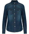 Kariban Lds L/S Denim Shirt