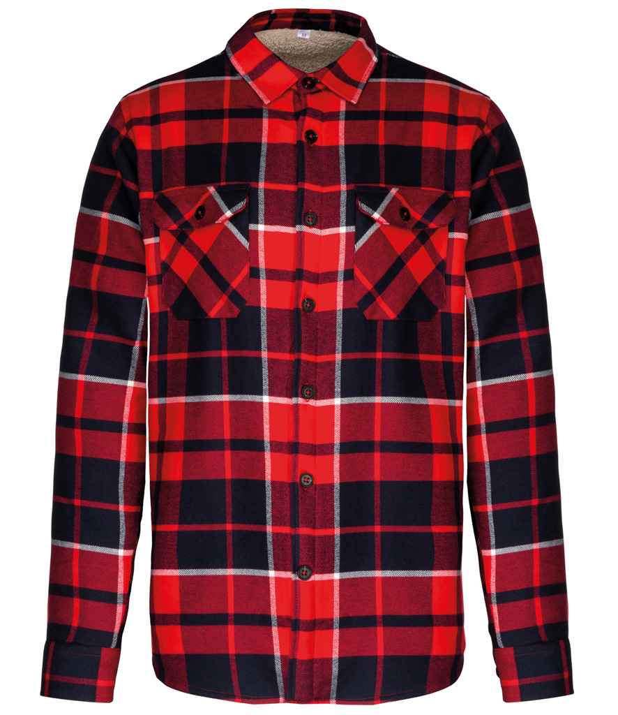 Kariban Checked Overshirt