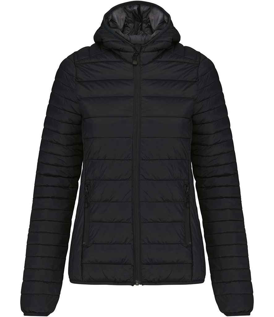 Kariban Lds L/Weight Hood. Down Jkt