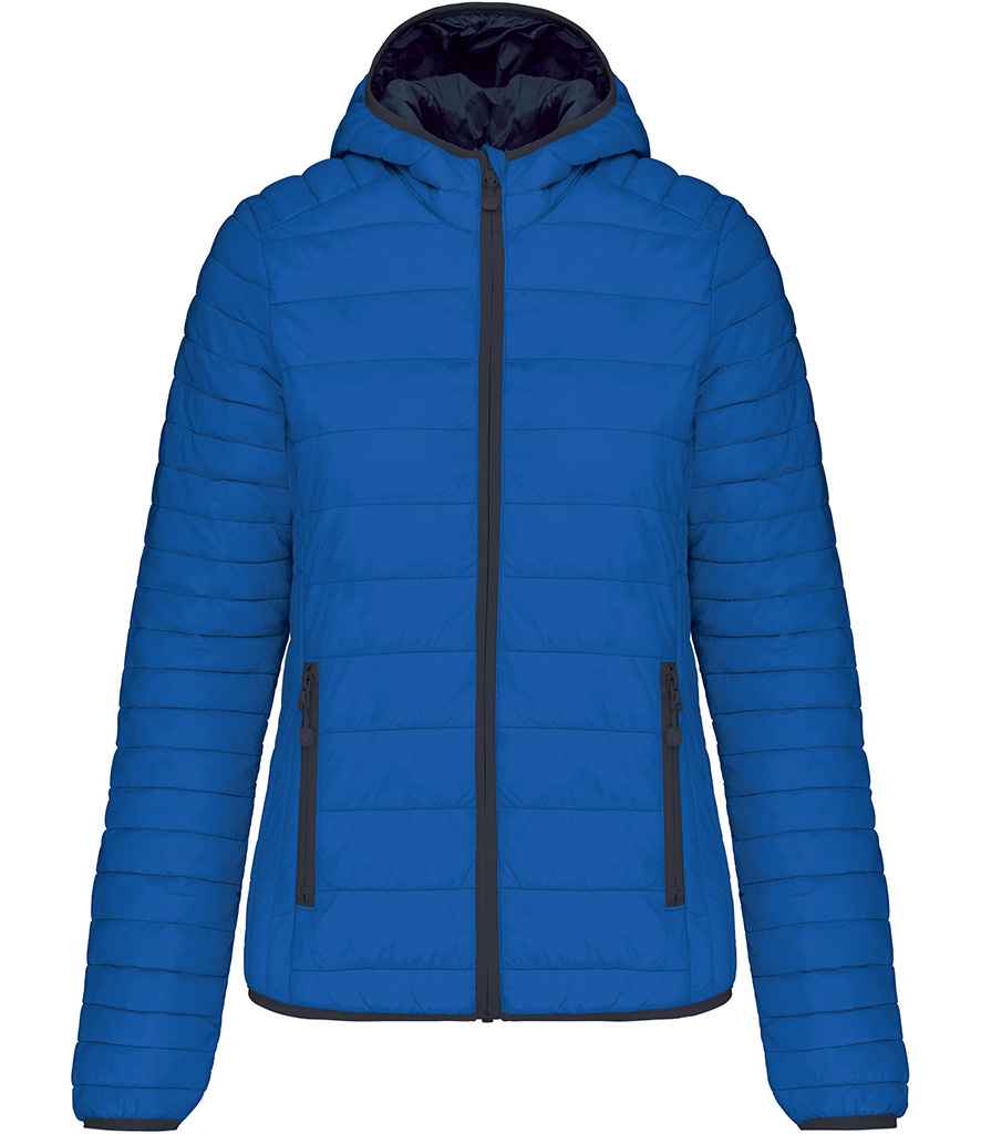 Kariban Lds L/Weight Hood. Down Jkt