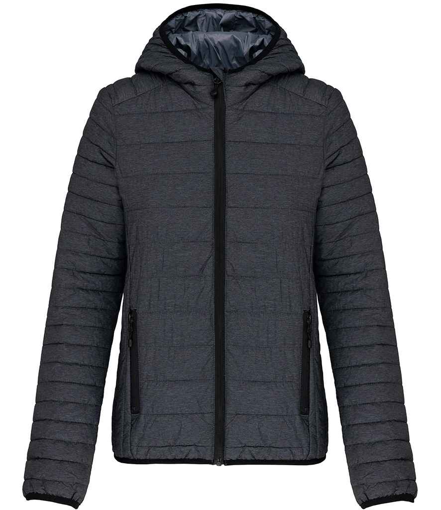 Kariban Lds L/Weight Hood. Down Jkt