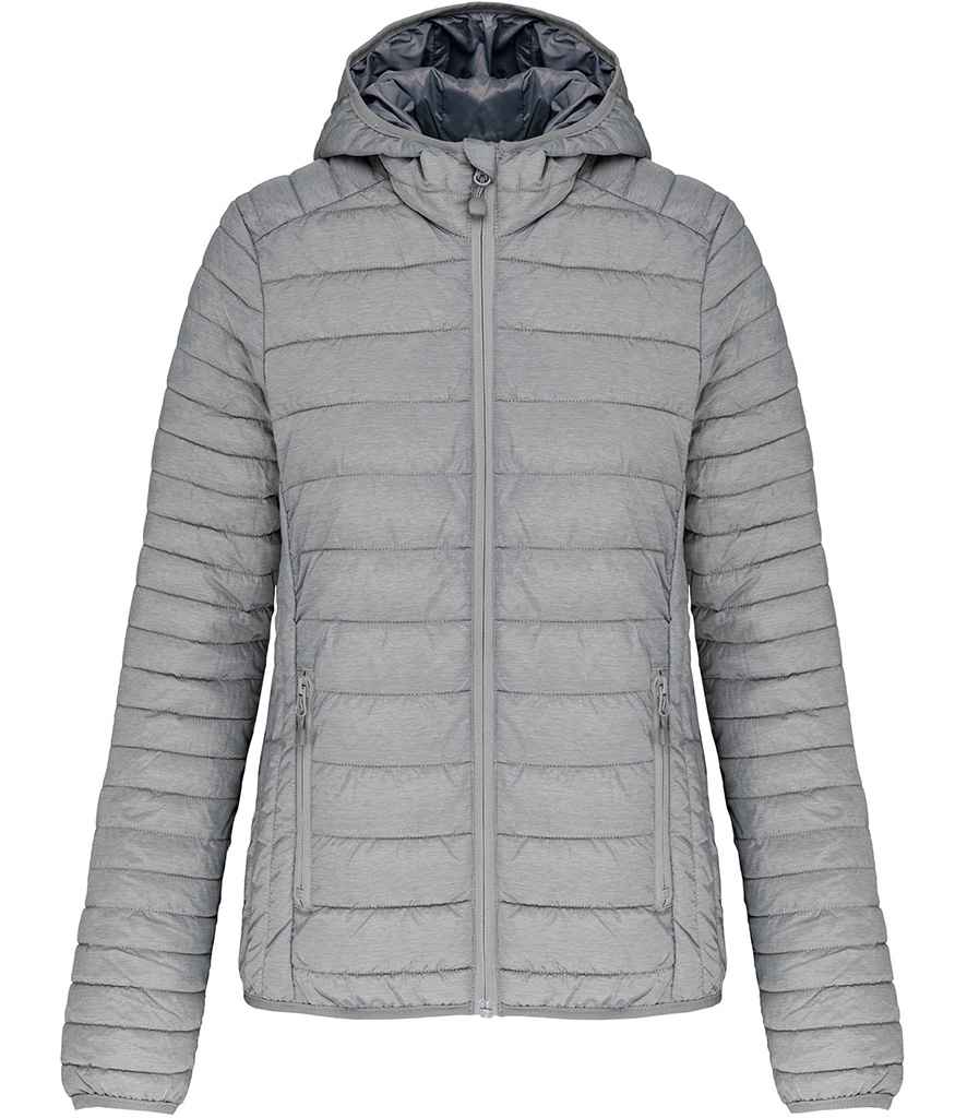 Kariban Lds L/Weight Hood. Down Jkt
