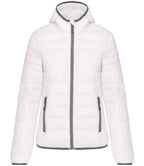 Kariban Lds L/Weight Hood. Down Jkt