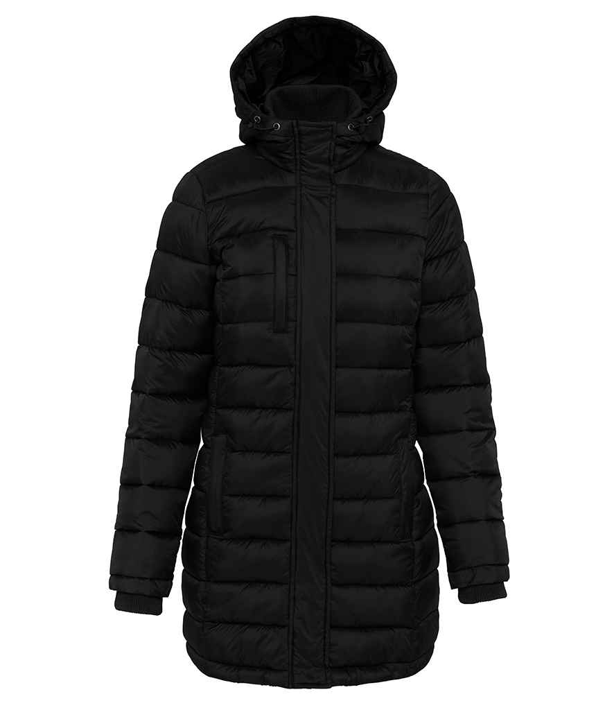 Kariban Lds L/W Long Padded Parka