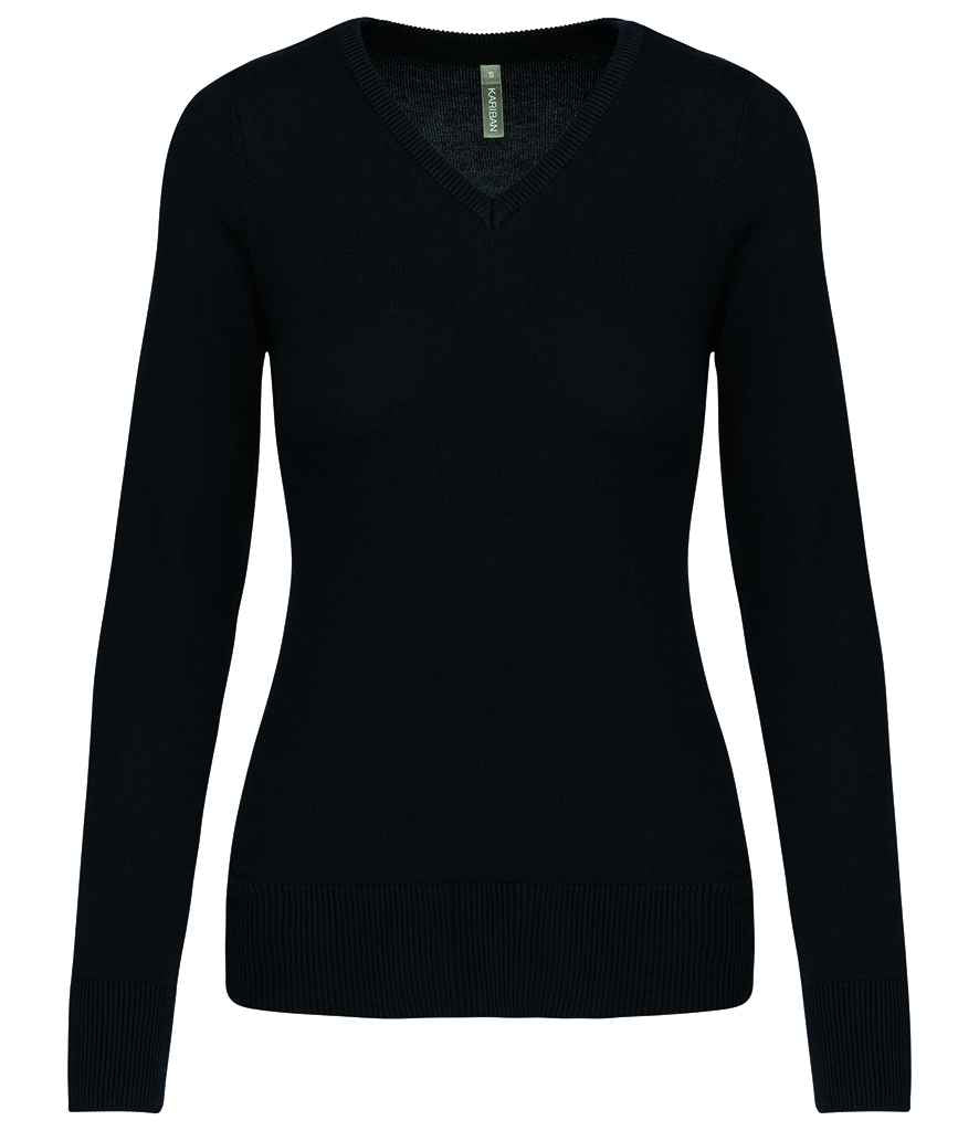 Kariban Ladies V Neck Sweater
