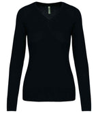 Kariban Ladies V Neck Sweater