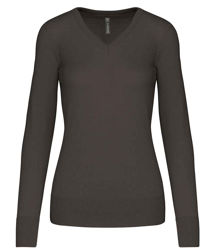 Kariban Ladies V Neck Sweater