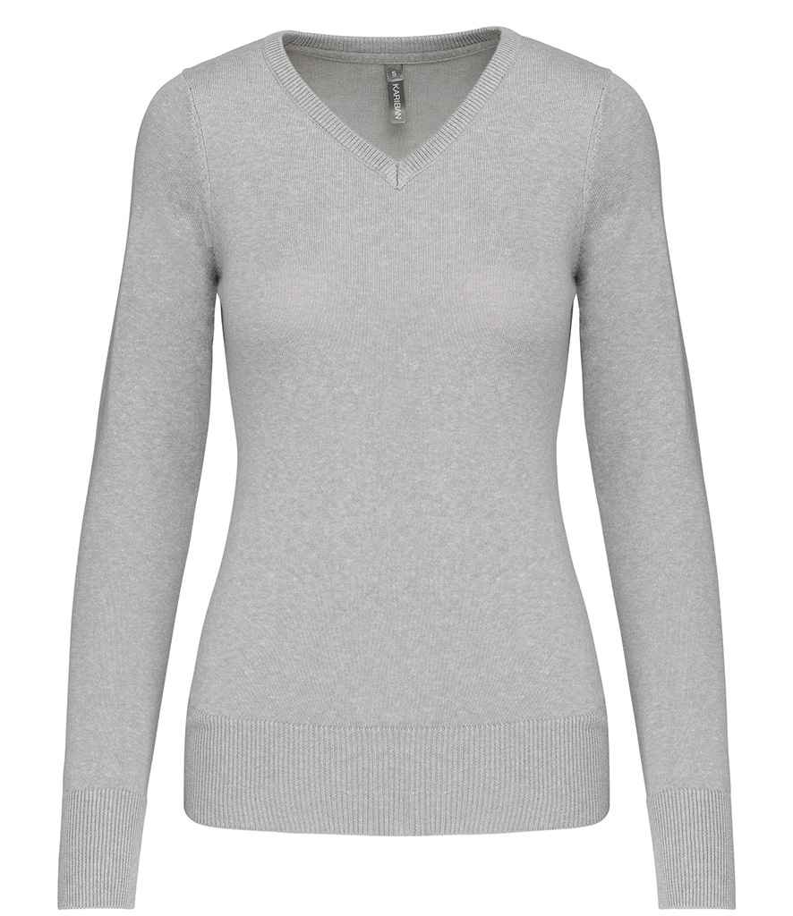 Kariban Ladies V Neck Sweater
