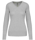 Kariban Ladies V Neck Sweater