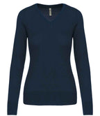 Kariban Ladies V Neck Sweater