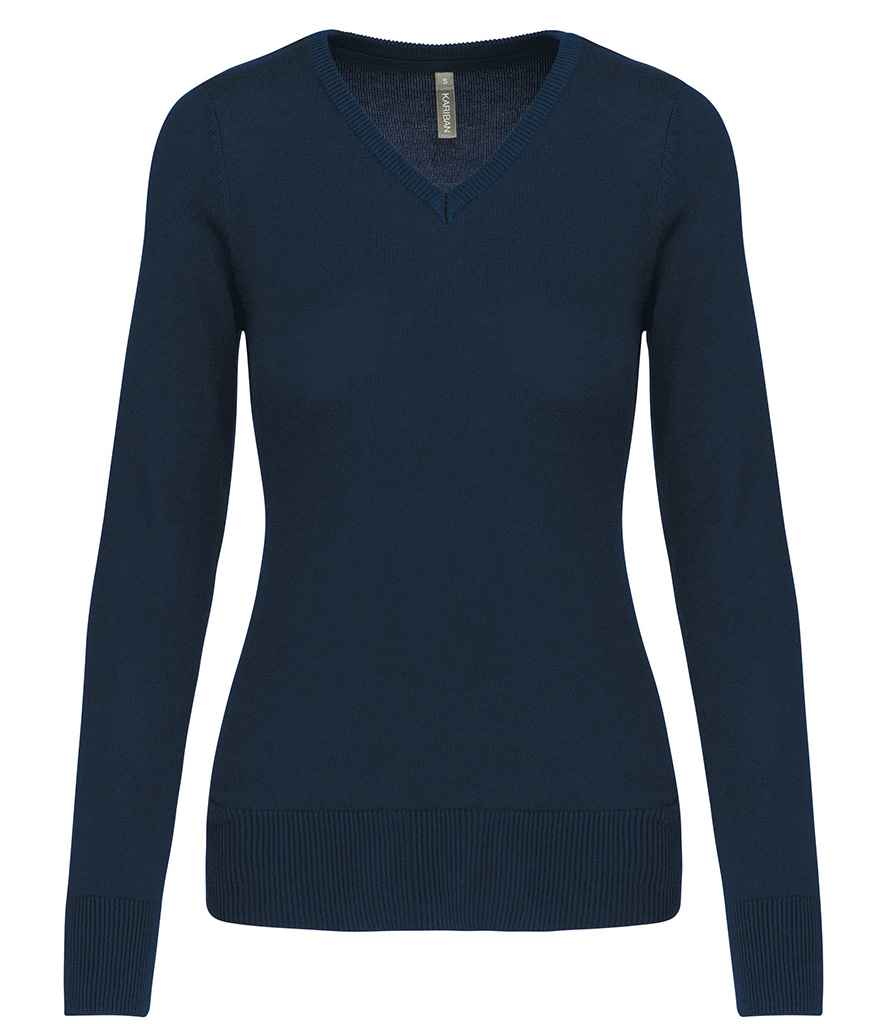 Kariban Ladies V Neck Sweater