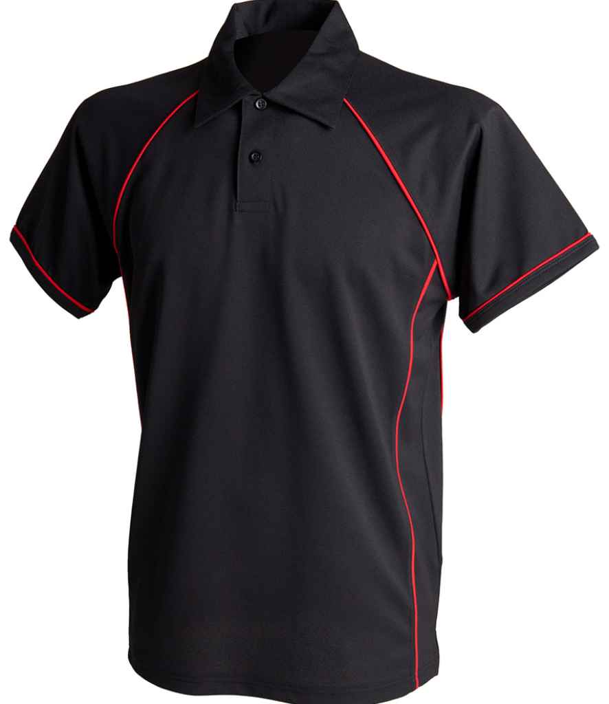 F/Hales Performance Piped Polo