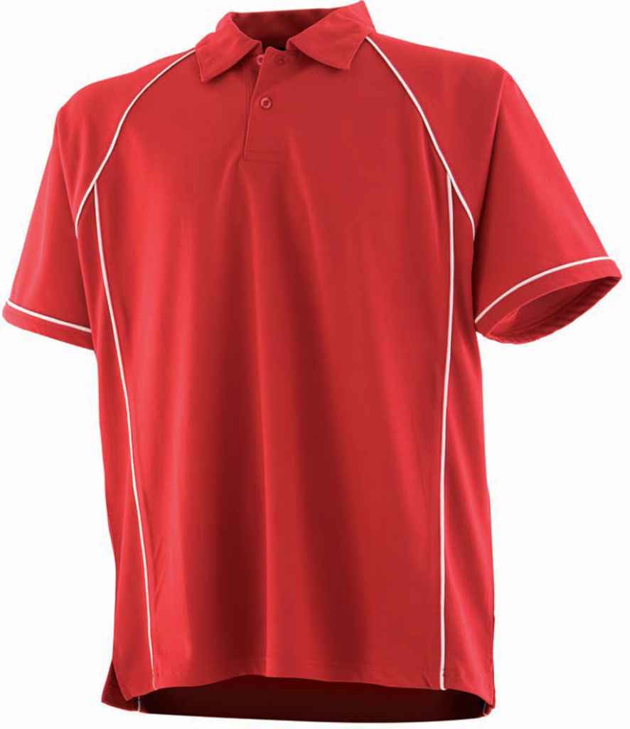 F/Hales Performance Piped Polo
