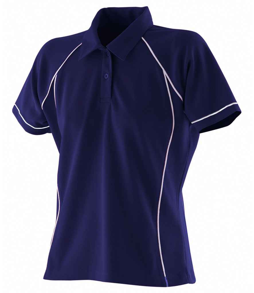 F/Hales Lds Perf Piped Polo