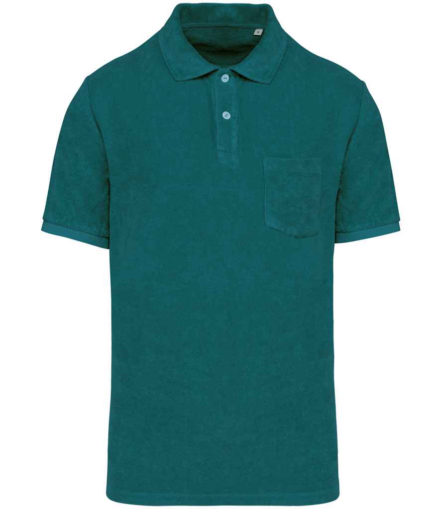 Native Spirit Terry Towel Polo Shirt