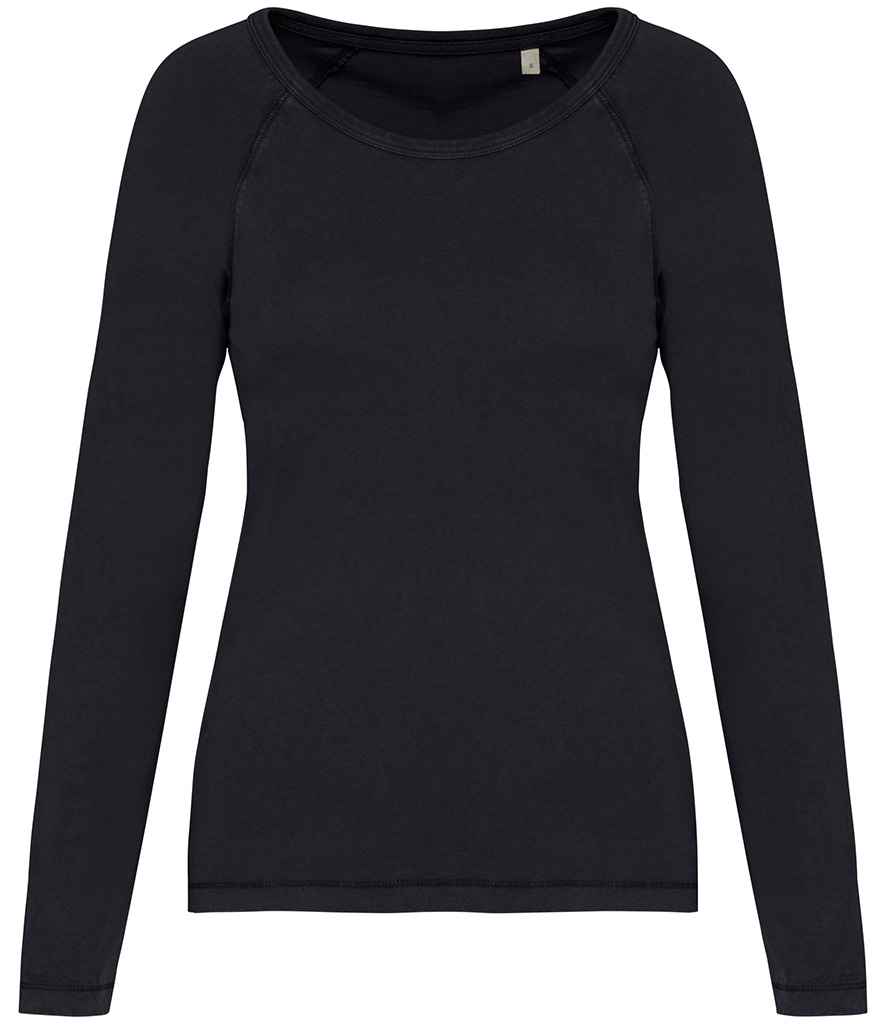 Nat. Spirit Lds. Raglan Sleeve Washed T