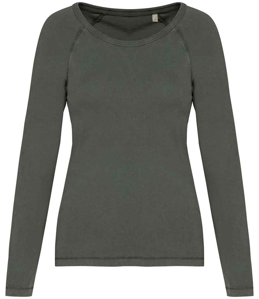 Nat. Spirit Lds. Raglan Sleeve Washed T