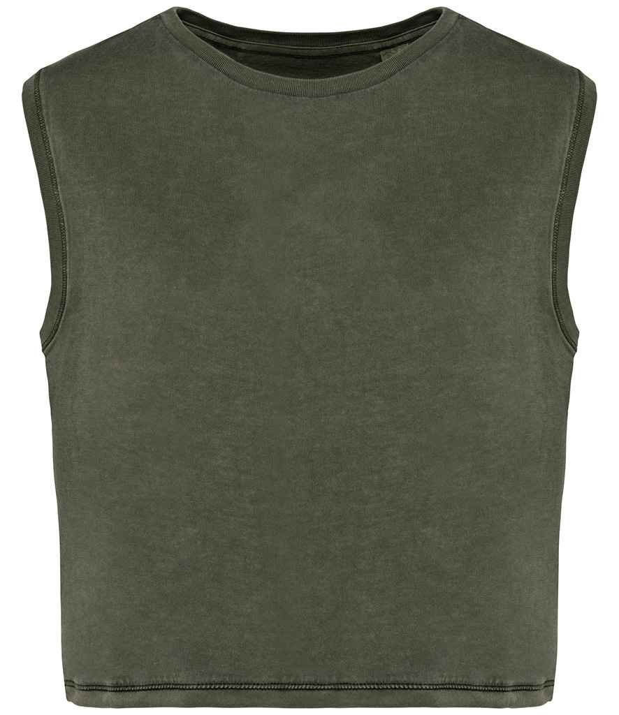 Native Spirit Lds. Cropped Tank Top