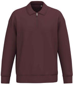 Nat. Spirit Unisex 1/4 Zip Sweat with Polo Collar