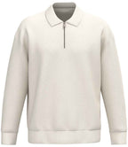 Nat. Spirit Unisex 1/4 Zip Sweat with Polo Collar