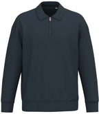 Nat. Spirit Unisex 1/4 Zip Sweat with Polo Collar