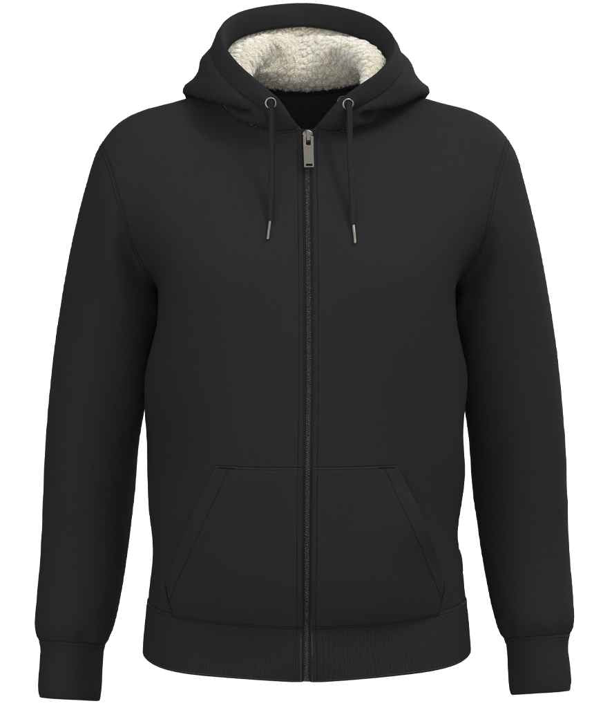 Nat. Spirit Unisex Sherpa-lined full Zip Sweat.